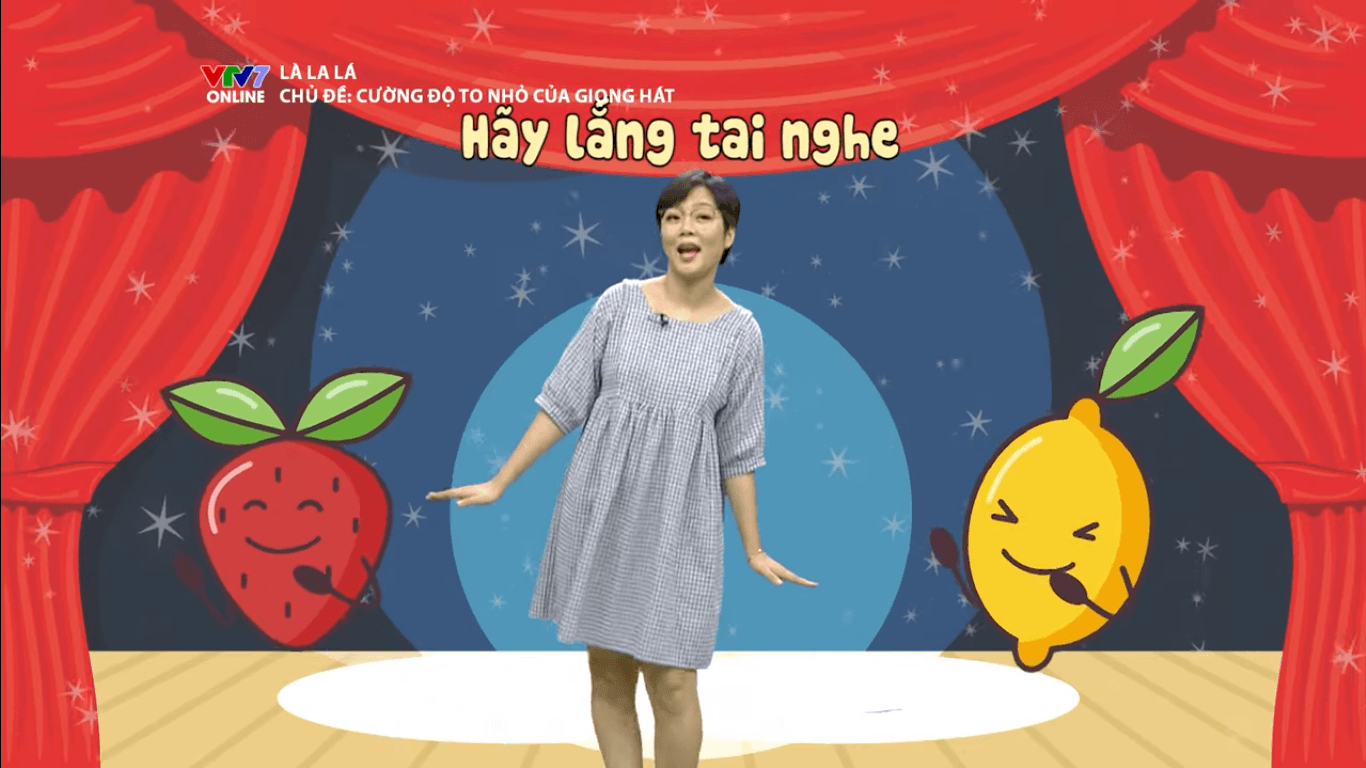 Cùng bé tham gia vào hoạt động “Ai hát to nhỏ”
