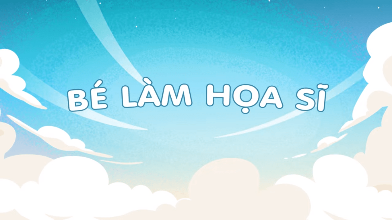 Cùng bé vận động theo nhạc bài hát “Bé làm hoạ sĩ”