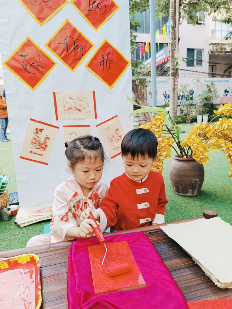 Sôi nổi các hoạt động trải nghiệm tại sự kiện Màu của Tết