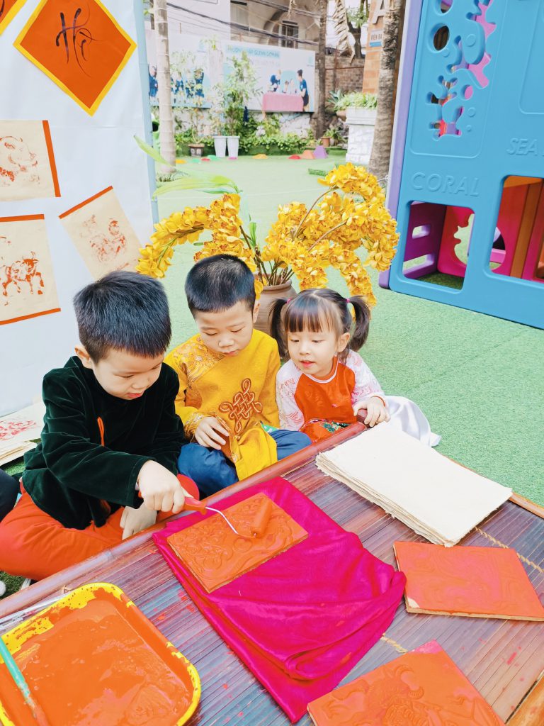 Sôi nổi các hoạt động trải nghiệm tại sự kiện Màu của Tết