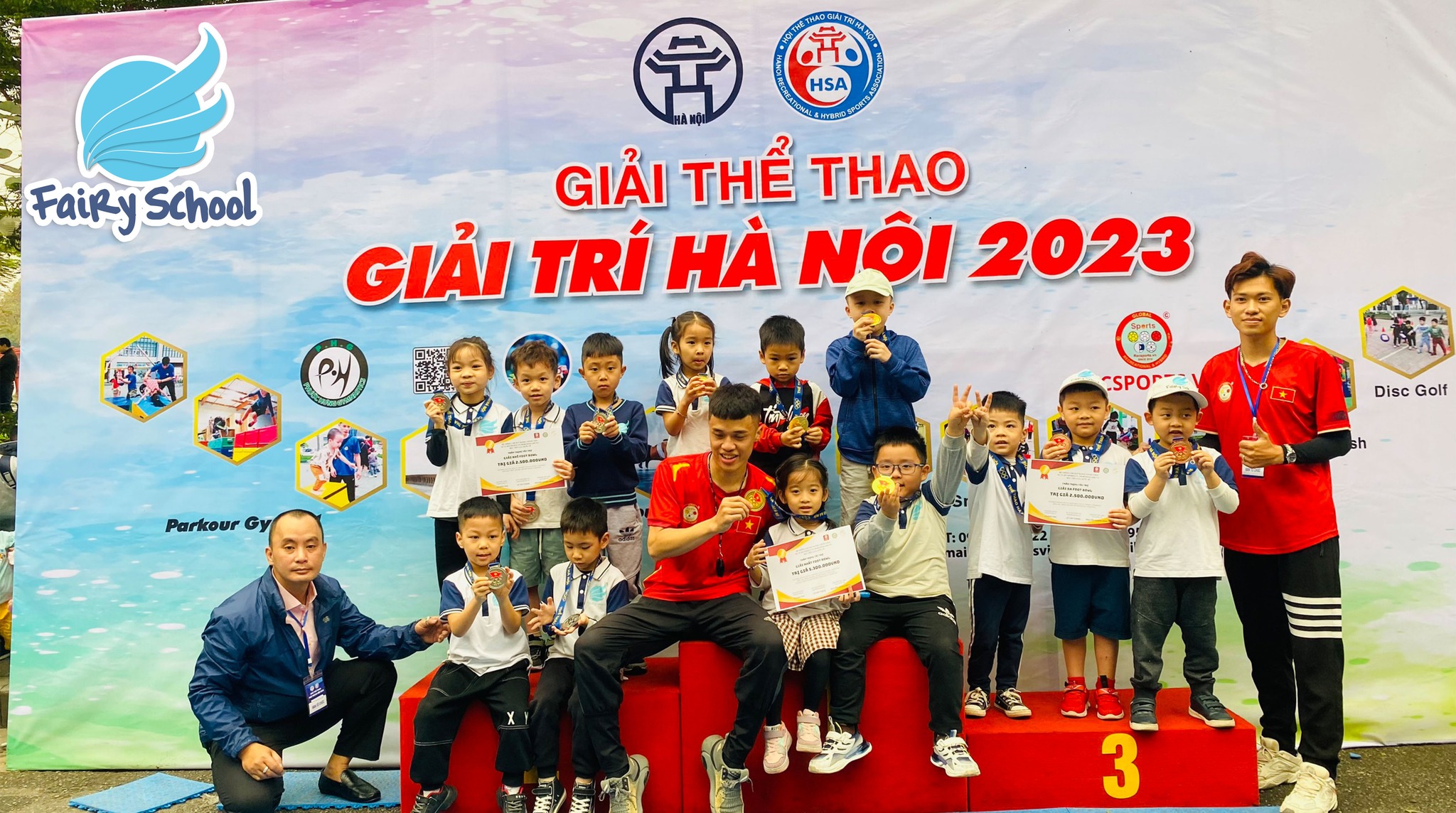 Tưng bừng chào đón ngày hội Recsports cùng các vận động viên nhí 3T Edu