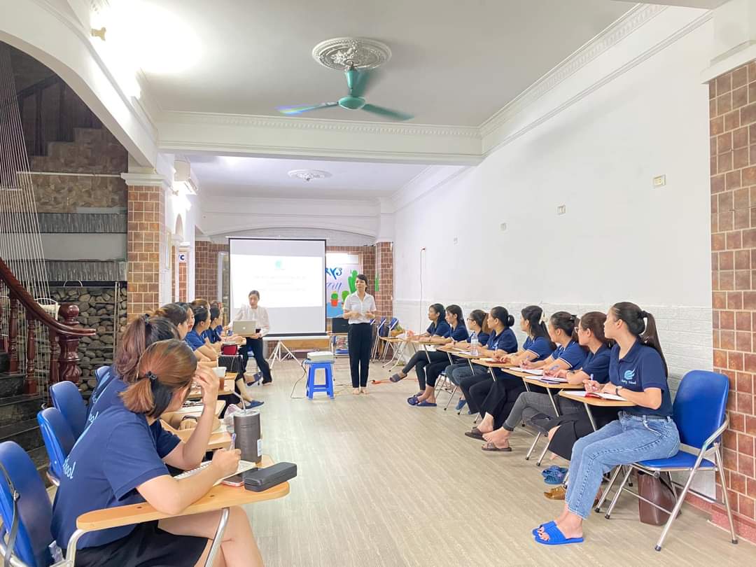 Cuối tuần hăng say học tập của các cô giáo 3T Edu
