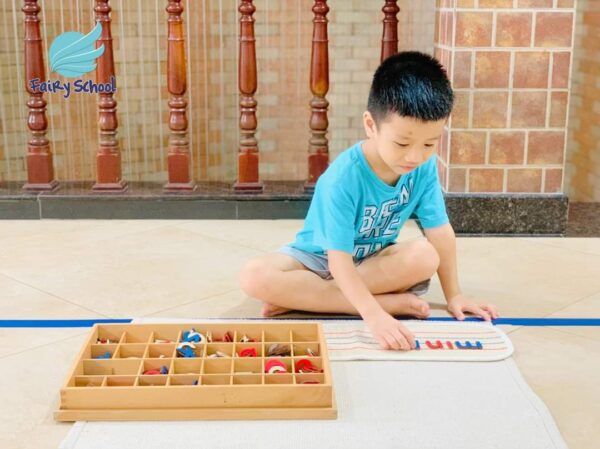 Hoạt động Montessori của các bạn nhỏ 3T Edu