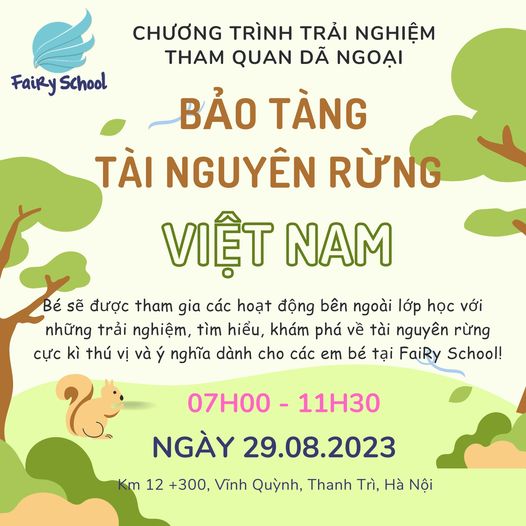 Thông báo Kế hoạch tham quan tháng 8/2023
