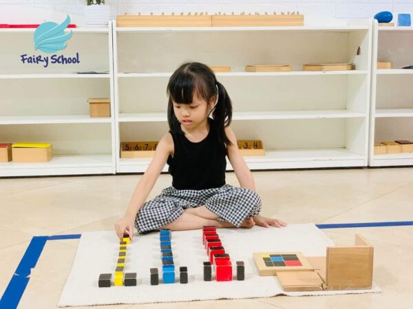 Hoạt động Montessori của các bạn nhỏ 3T Edu