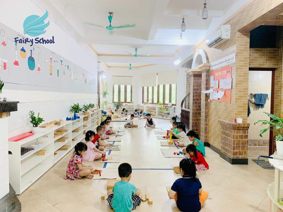 Hoạt động Montessori của các bạn nhỏ 3T Edu
