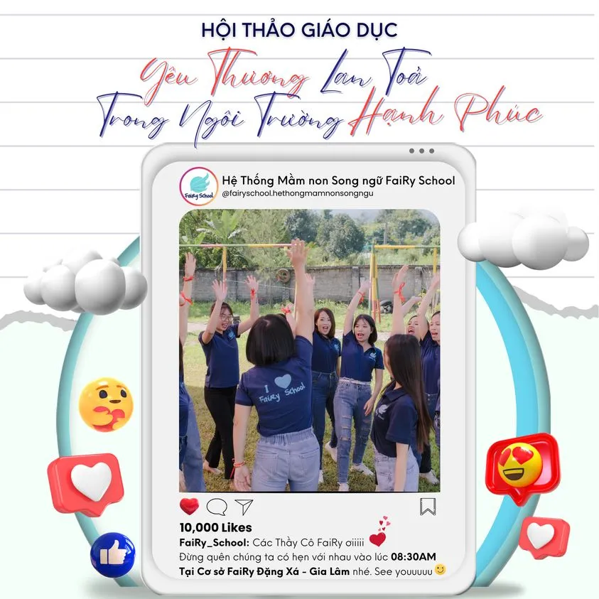Hội thảo "Yêu thương lan toả trong ngôi trường hạnh phúc"