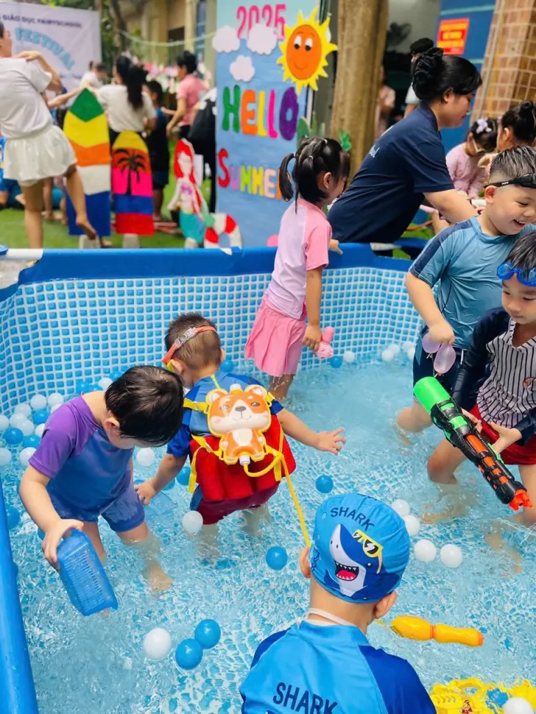 Mùa Hè Rực Rỡ Tại 3T Edu – Hành Trình Trải Nghiệm Đa Sắc Màu Cho Trẻ